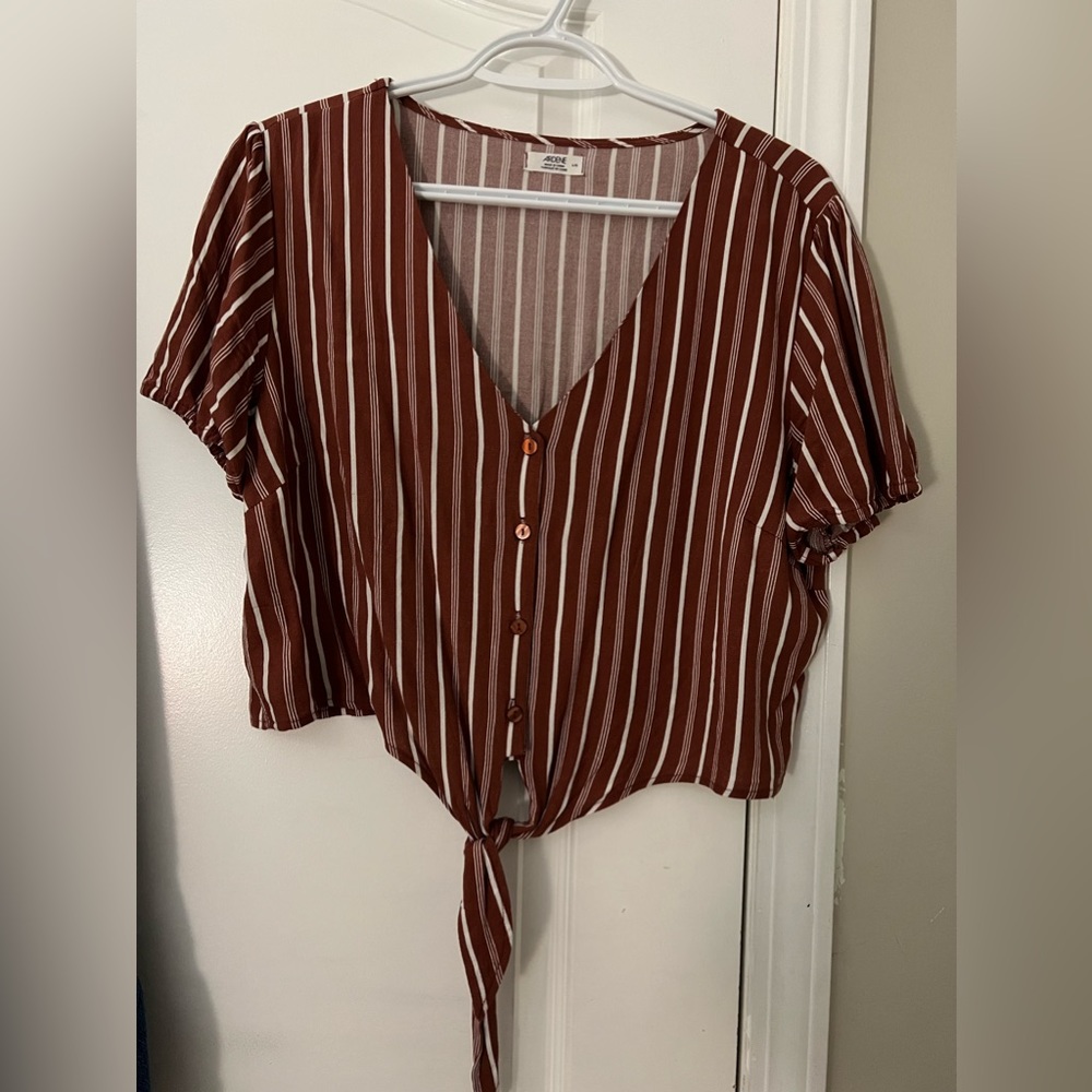 Cute Front Tie Top